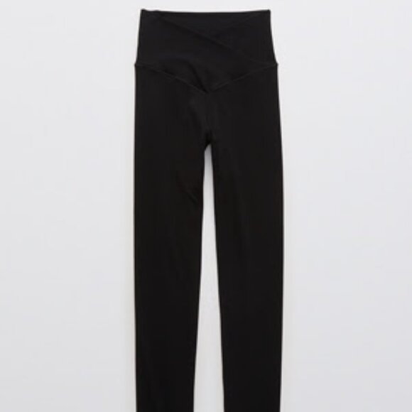 NWT Aerie Offline Real Me High Waisted Crossover Legging in Black - Size Small - Picture 6 of 11